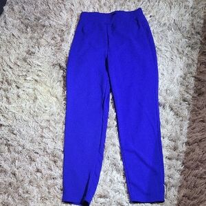 SHEIN Vibrant Blue Ankle Pants
